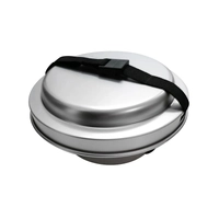 Aluminium Camping Cook Set With Alcohol Burner Wildtrak CA1217