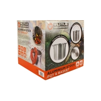 Aluminium Stockpot And Basket 42Qt Wildtrak CA1220