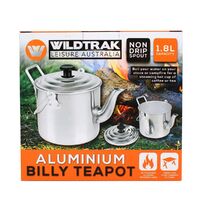 Billy Teapot Aluminium 1800ml In Gift Box Wildtrak CA1225