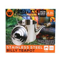 Billy Teapot Stainless Steel 2800Ml Wildtrak CA1229