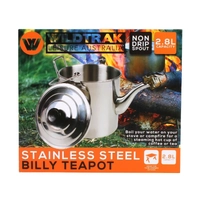 Billy Teapot Stainless Steel 2800Ml Wildtrak CA1229