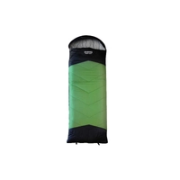 Bremer Hooded Sleeping Bag 220 X80CM 0 TO -5C CA3078