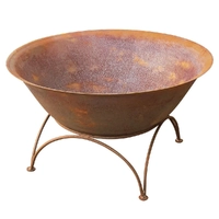 Cast Iron Fire Pit 60 X 32Cm 2.5Mm Thickness Wildtrak CA6062