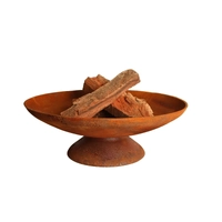 Cast Iron Rust Colour Fire Pit 76X23Cm 8Mm Thickness Wildtrak CA6068