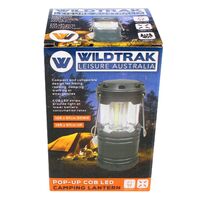 Lantern Led Pop Up W/Batteries 18.5X8.7cm In Pdq Display Wildtrak CA7015