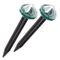 Creepy Crawley Repeller 2Pk Ultrasonic With Solar Light Wildtrak CA7019