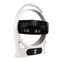 Fan 30Cm Lithium Rechargeable Battery Led Light Wildtrak CA7032