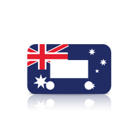 Ultimate9 EVC Faceplate: Aussie Flag CFAU
