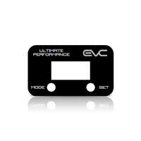 Ultimate9 Black Faceplate for EVC Throttle Controller