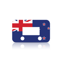 Ultimate9 EVC Faceplate:  Zealand Flag CFNZ