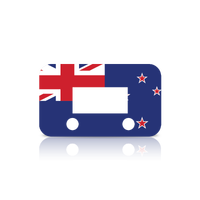 Ultimate9 EVC Faceplate:  Zealand Flag CFNZ