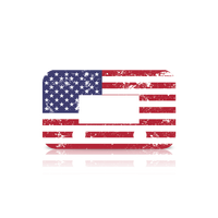 Ultimate9 EVC Faceplate: USA Flag Grunge CFUG