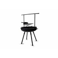 Barebones Cowboy Fire Pit Grill 30" with adjustable Legs CKW-450