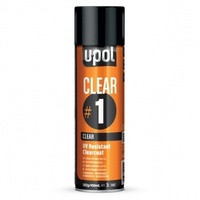 U-POL RAPTOR Clear #1 High Gloss Clear Coat Spray CLEARAL