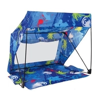 East Set-Up Easy Pack-Up Beach Shade Shack Ocean Print COMP6512