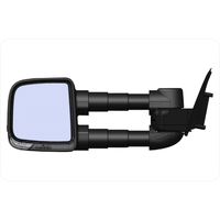 Clearview Towing Mirrors [Compact, Pair, Power-Fold, BSM, Indicators, Electric, Black] Isuzu D-Max MY21 on, Isuzu MU-X MY21 on, Mazda BT-50 TF Serie