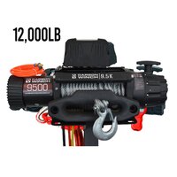 CARBON WINCHES 12V 12000lb Electric Winch with Steel Cable