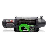 Carbon Offroad 12K 12000lb Electric Winch With Black Rope & Green Hook Ver. 3 CW-12KV3G