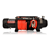 Carbon Offroad 24 Volt 12K 12000lb Electric Winch With Synthetic Rope CW-12K_24V
