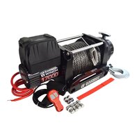 CARBON WINCHES 24V 17000lb Heavy Duty Series Winch with Synthetic Rope