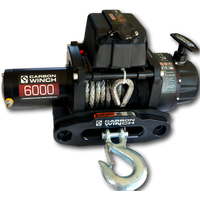 Carbon Offroad Winch 6000lb Short Drum Trailer Winch Package CW-6TW