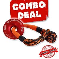 Carbon Offroad Recovery Ring And Soft Shackle Combo Deal CW-COMBO-MFSS-RR100