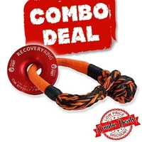Carbon Offroad Recovery Ring And Soft Shackle Combo Deal CW-COMBO-MFSS-RR100