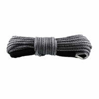 Carbon Offroad Winch 12000lb 24M X 10Mm Synthetic Black Winch Rope Replacement CW-ROPE24X10BLACK