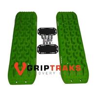Griptraks 4X4 4WD Mud/Sand Recovery Tracks with Mounting Kit Green PAIR