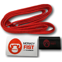 Carbon Offroad Winch Monkey Fist Coloured Rope Sheath - Red CWA-WRSHEATH_R