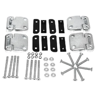 Rear Side Doors Zinc Plated Hinge Kit for Land Rover Defender Series 3 DA1275
