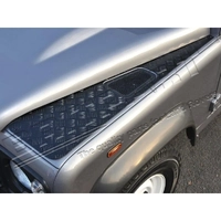 Wing Top Black Guard Protectors *PAIR* for Land Rover Defender DA4049