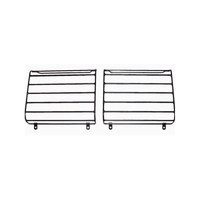 Headlight Guards Front Grill Military for Land Rover Defender Perentie DA4077
