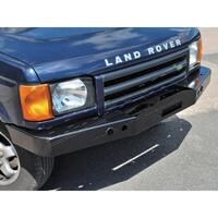 Heavy Duty Front Winch Bumper Bar Steel Black for Land Rover Discovery 2 DA5645