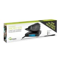 Oricom Micro 80CH UHF CB Radio + ANU220 DTX4300VP