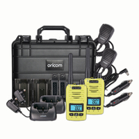 Oricom Waterproof IP67 Portable 5W UHF CB Radio Tradies Twin Pack - LIME DTXTP600LME