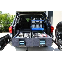 MSA 4X4 Double Drawer System suit to Toyota Landcruiser 200 Series - E1030-LC200-COM