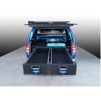 MSA 4X4 Double Drawer System suit to Mitsubishi Triton Mq - E1350-TRITMQ-COM