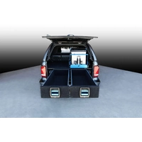 MSA 4X4 Double Drawer System suit to Volkswagen Amarok V6 With ADBLU - E1350-VWROKAB-COM