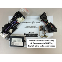 Autostrada E-Cruise Control Kit to Suit Nissan Cube Z11 1.4L & 1.5L Petrol 2002 to 2009 Wired D-Shaped Pad EC-NI15WS