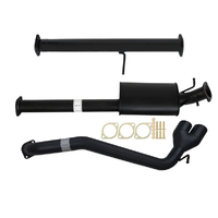 Carbon Offroad Ford Ranger Px 3.2L 10/2016>3" # Dpf # Back Exhaust Muffler Only Side Exit Tailpipe FD254-MOS
