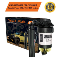 DIRECTION PLUS FUEL MANAGER PRE-FILTER KIT FOR TOYOTA PRADO 120 / 150 / 155 (FM620DPK)