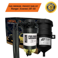 Pre-Filter / Provent Dual Kit For Ford Ranger / Everest / Mazda Bt-50 (Fmpv661Dpk)