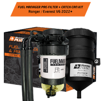 Direction Plus Fuel Manager Pre-Filter and Catch Can Kit Next-Gen Ranger/Everest V6 FMPV671DPC