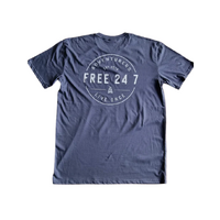 Free 24 7 Adventurers Mens T-Shirt | M Black FRE009