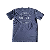 Free 24 7 Adventurers Mens T-Shirt | S Black FRE009