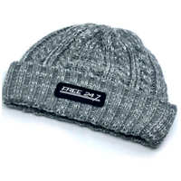 Free 24 7 Core Logo Cable Knit Beanie FRE012