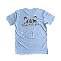 Free 24 7 Happy Hour Crew Mens T-Shirt | 4XL Navy FRE018