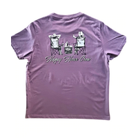Free 24 7 Happy Hour Crew Womens T-Shirt | 2XL Retro Purple FRE020
