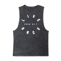 Free 24 7 Live Once Stoash Tank | 2XL FRE023